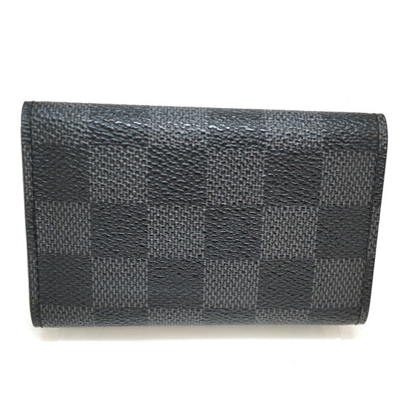 Louis Vuitton Multicle Graphite Black Canvas Case Damier - Picture 1 of 7